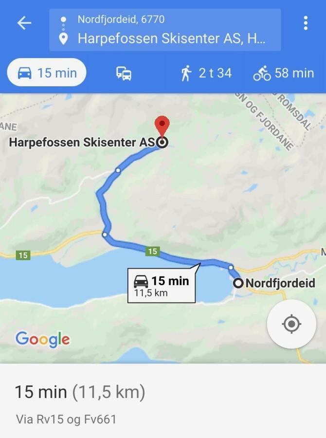 Harpefossen Skisenter Og Hyttegrend Nordfjordeid Extérieur photo